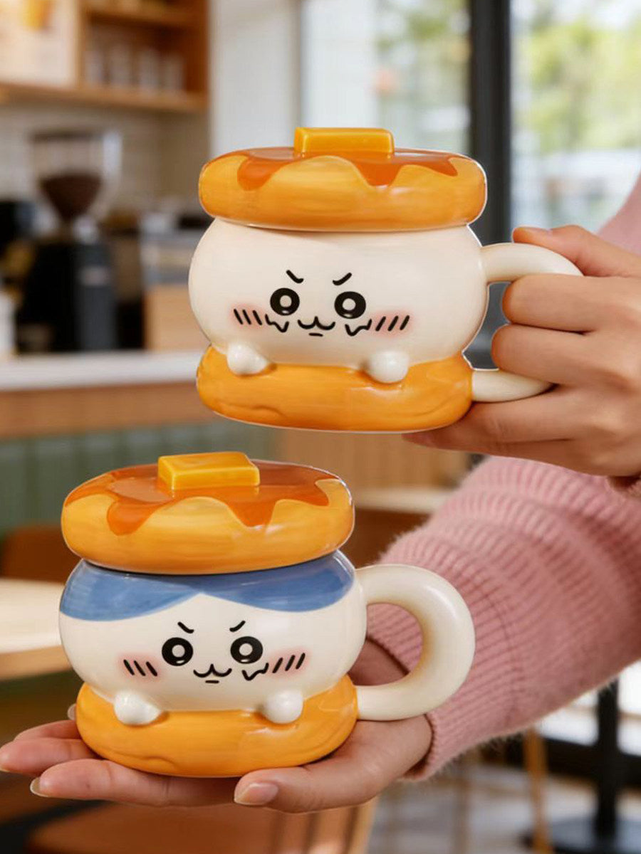 Chiikawa Usagi Hachiware ceramic couple mug