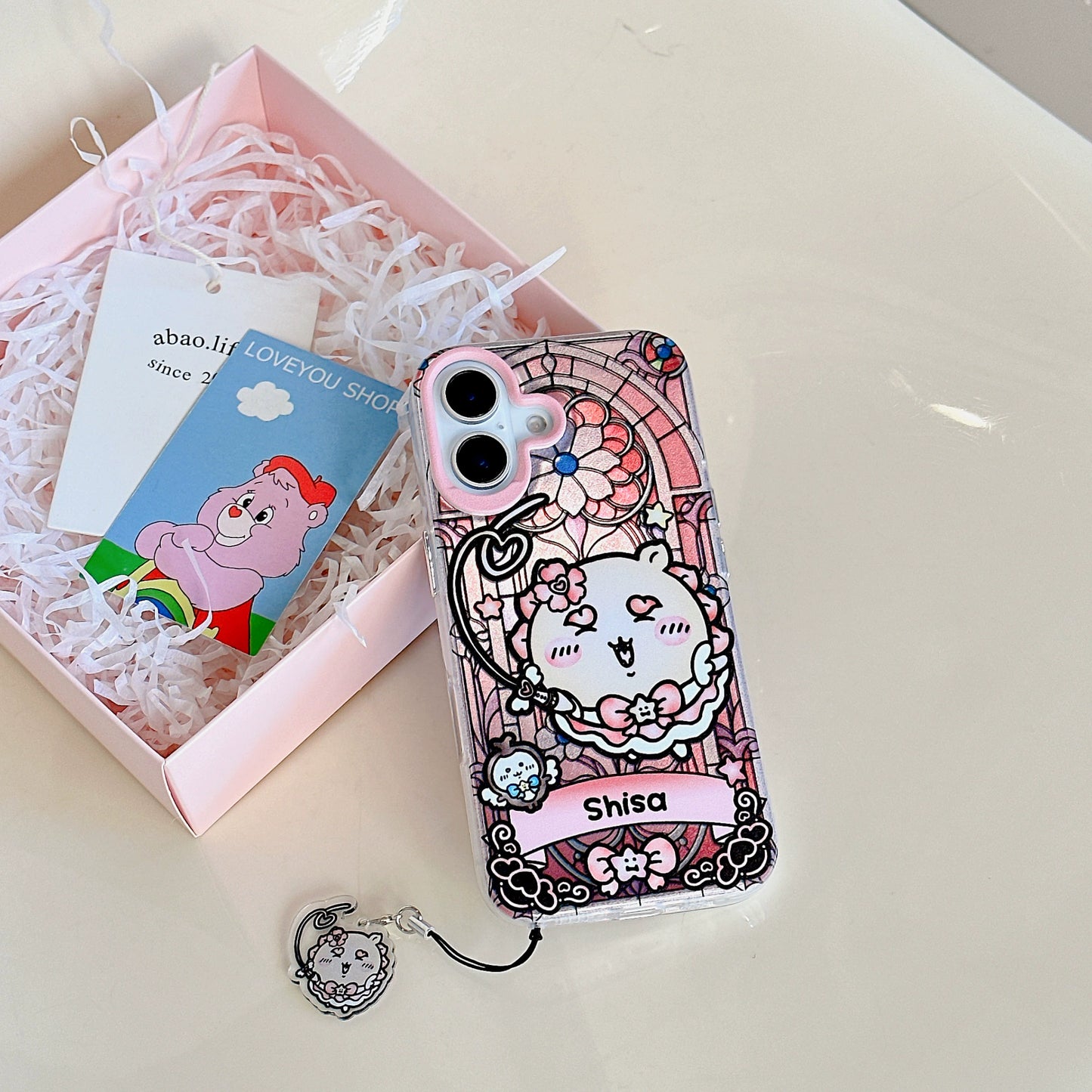 Chiikawa, Shisa, Furuhongya, Kurimanju, Rakko x Magica iphone case