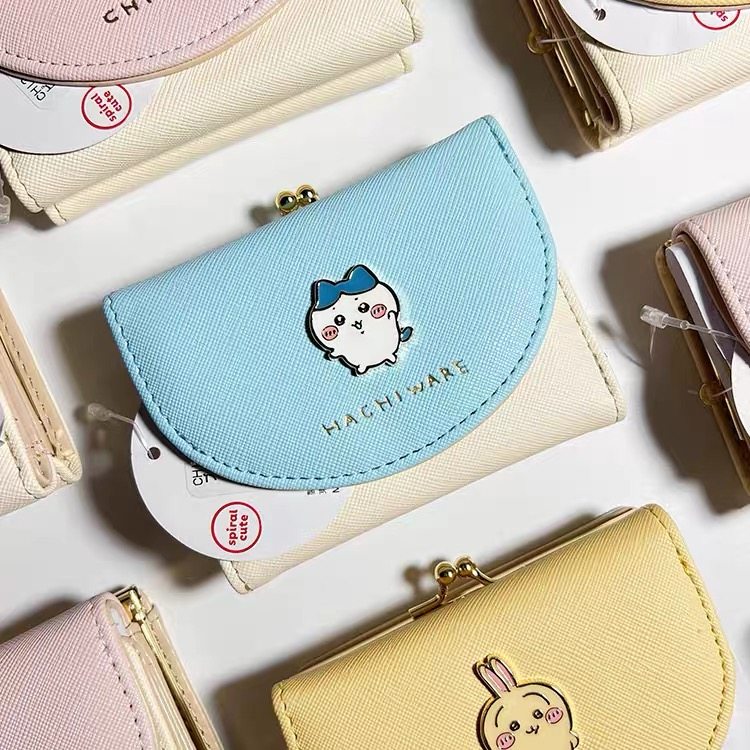 Chiikawa Trifold Wallet – Cute Rabbit Coin Purse & Card Holder