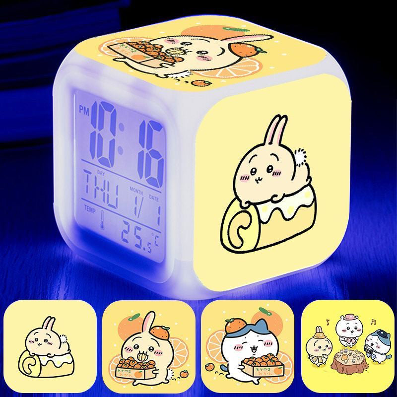 Chiikawa electronic luminous alarm clock