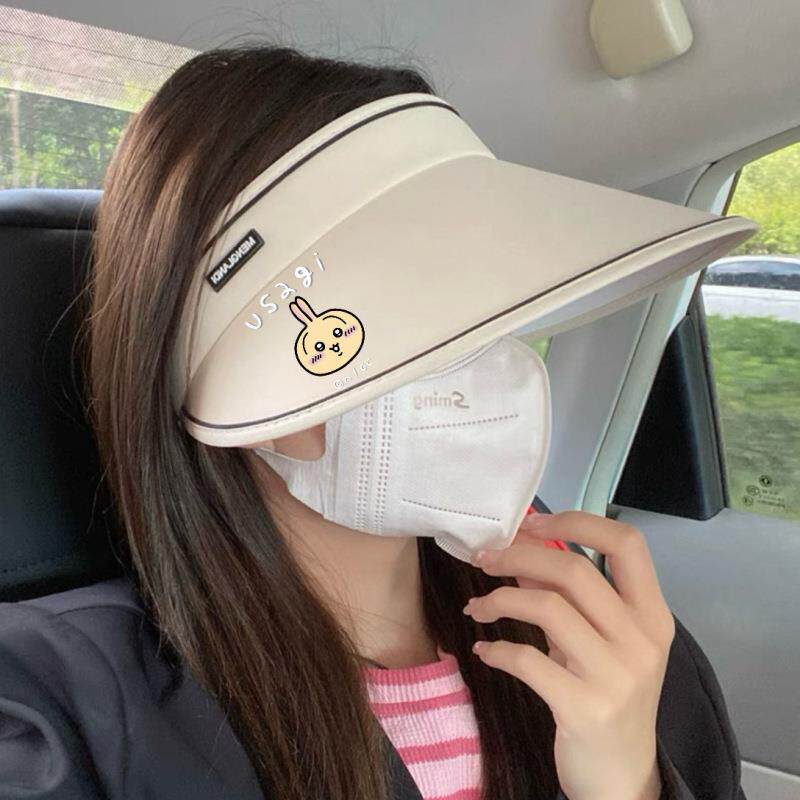 Chiikawa sunscreen hat/ cyclist set