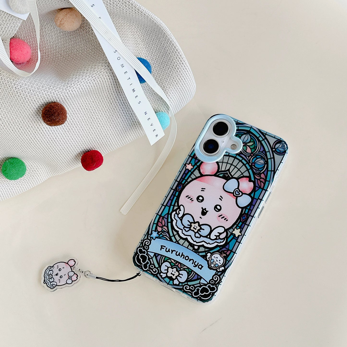 Chiikawa, Shisa, Furuhongya, Kurimanju, Rakko x Magica iphone case