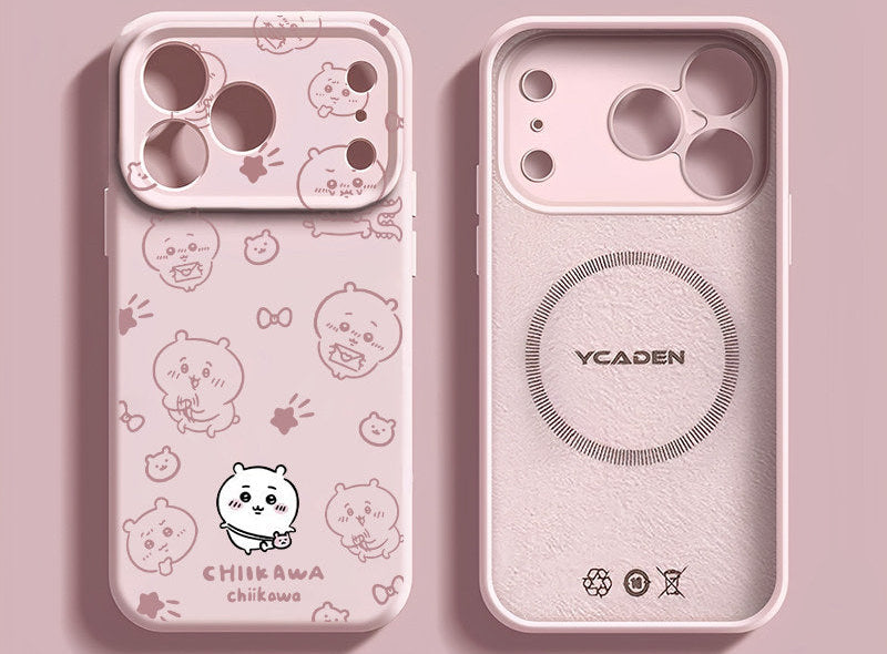 Chiikawa, Usagi, Hachiware Cute Liquid Silicone Iphone 17 Case
