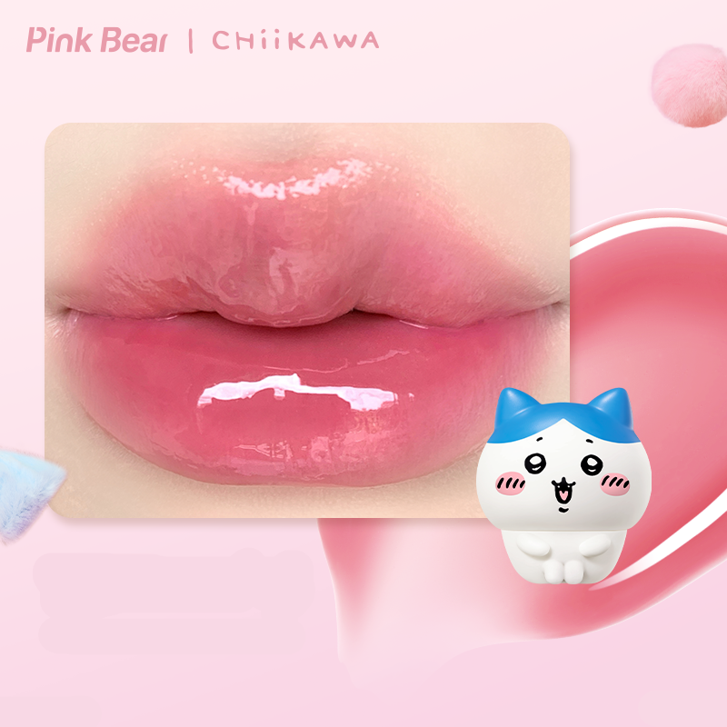 PinkBear x CHIIKAWA lipstick Character Version