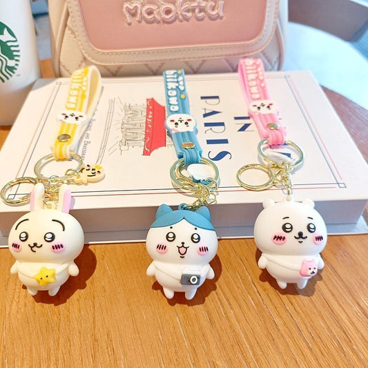 chiikawa, Usagi, Hachiware Key Chain