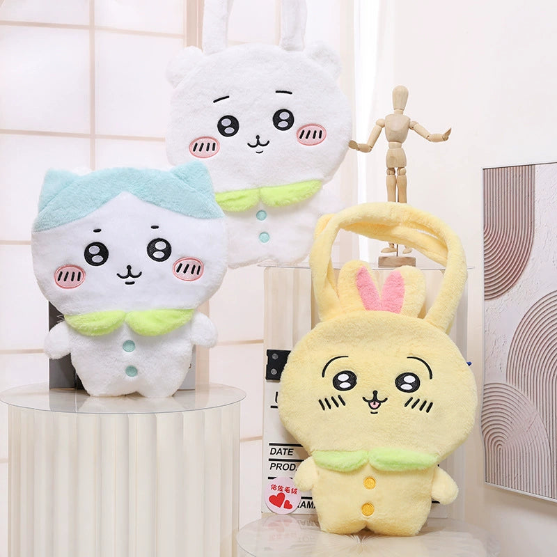 Chiikawa Miniso Chiikawa Hachiware Usagi Plush Cute Soft Goddess Style Shoulder Bag