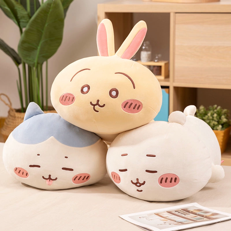 Usagi, Chiikawa and Hachiware sleeping posture prone cushion plushie 2nd edition