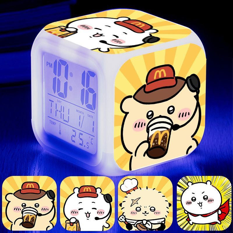 Chiikawa electronic luminous alarm clock