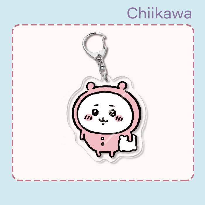 chiikawa Usagi Hachiware stylish acrylic keychain