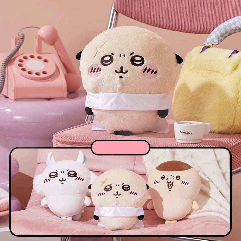Miniso Rakko Kurimanju Momonga Standing Doll Cute Plushie