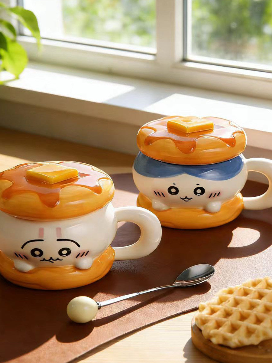 Chiikawa Usagi Hachiware ceramic couple mug
