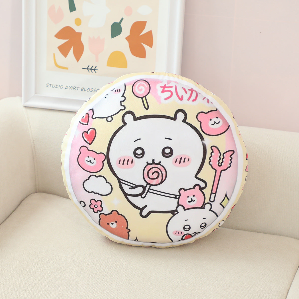 Chiikawa double-sided printed sofa cushion