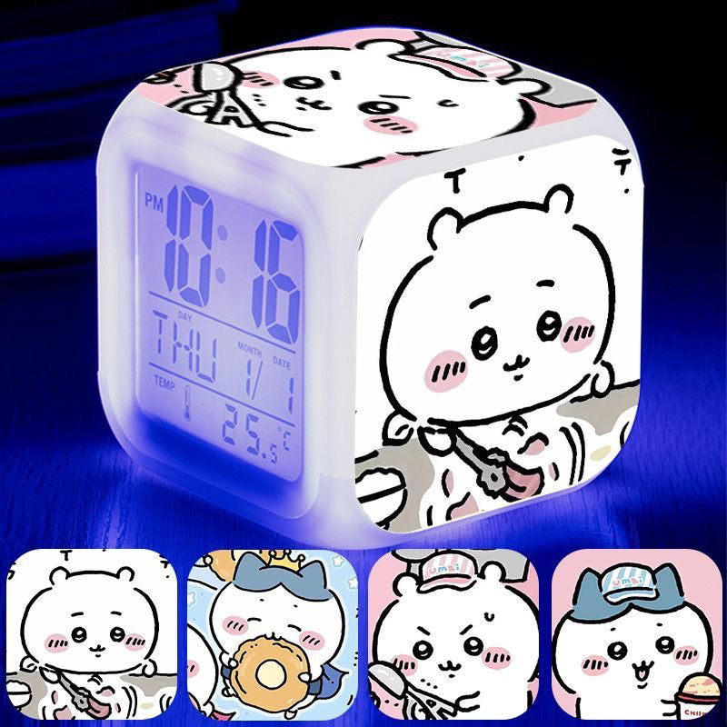 Chiikawa electronic luminous alarm clock
