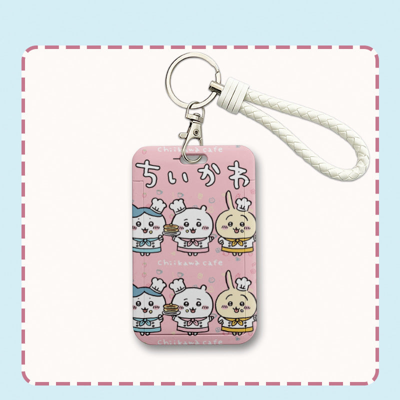 Chiikawa Sliding Cover Card Holder