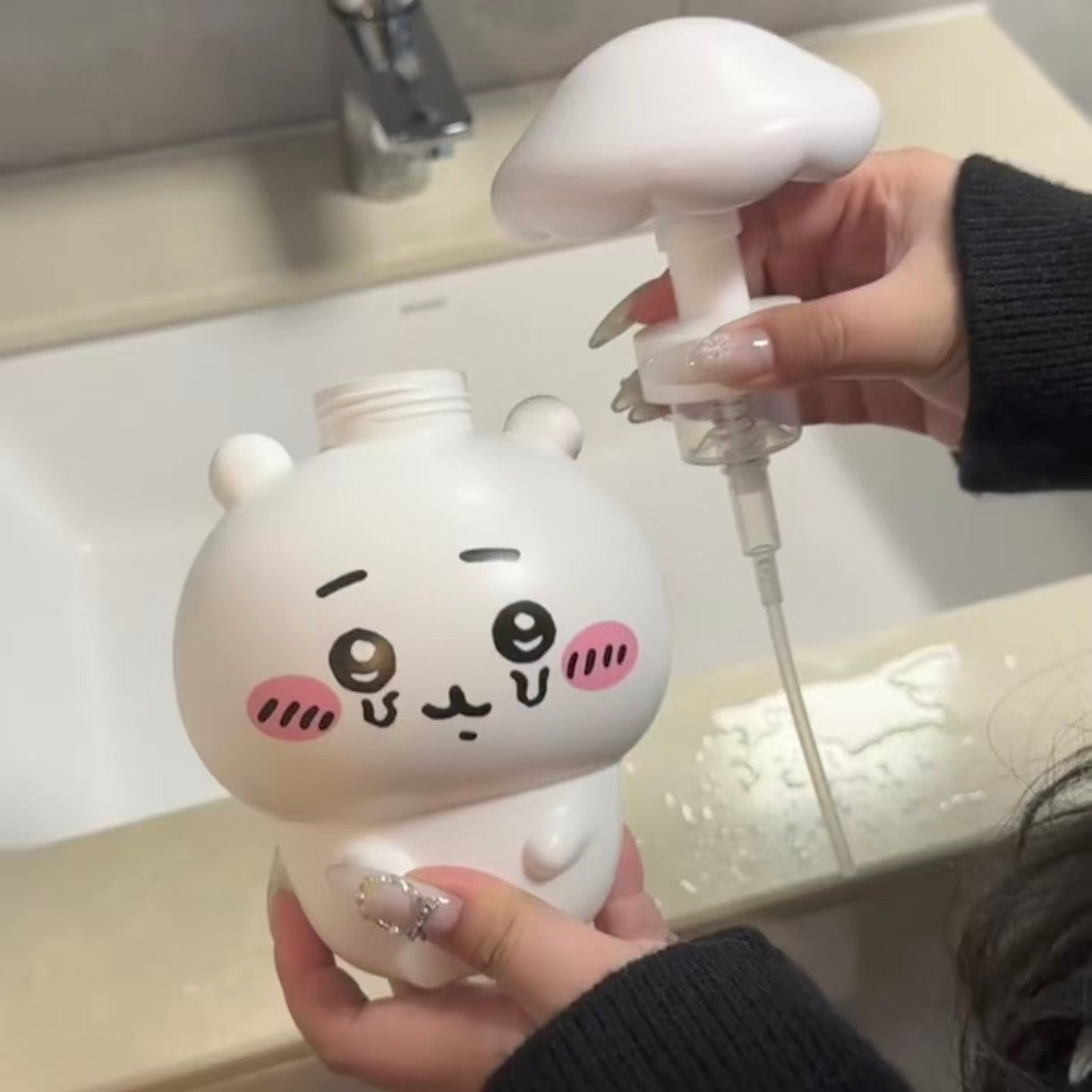 Chiikawa Hand Sanitizer Bottle