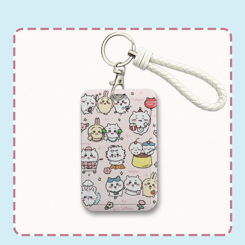 Chiikawa Sliding Cover Card Holder