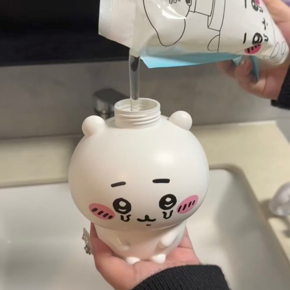 Chiikawa Hand Sanitizer Bottle