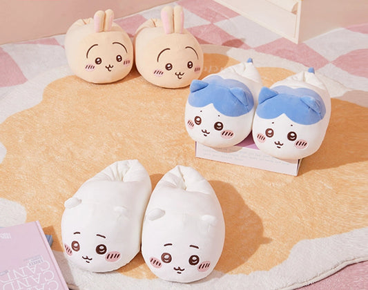 Miniso Chiikawa Cotton Cute Plush Slippers