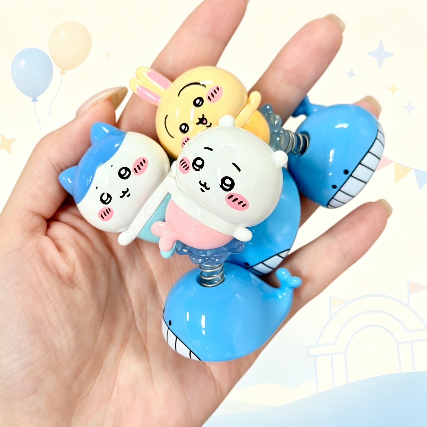 Chiikawa Mermaid Island series cute fun bean shaker figurine