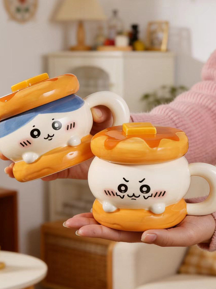 Chiikawa Usagi Hachiware ceramic couple mug