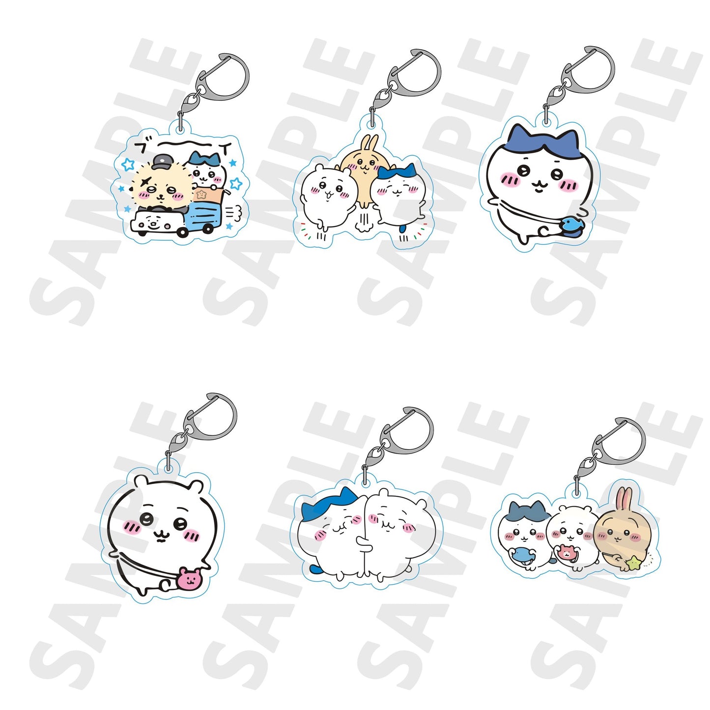 Chiikawa Cute Characters Keychain