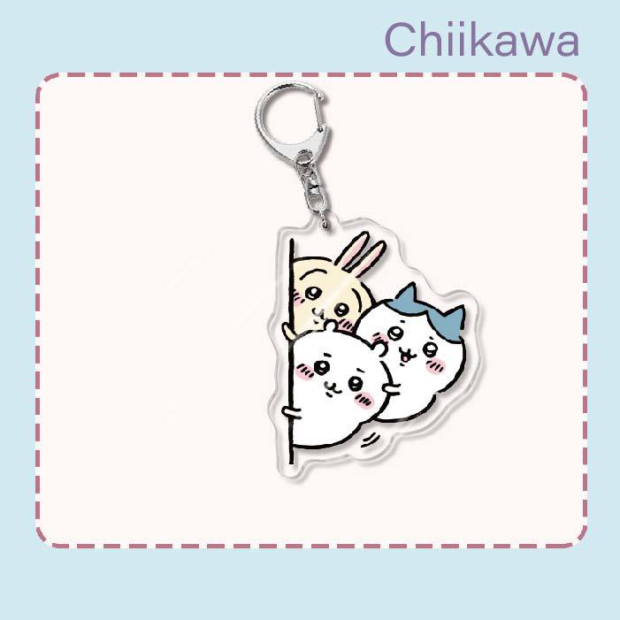 chiikawa Usagi Hachiware stylish acrylic keychain