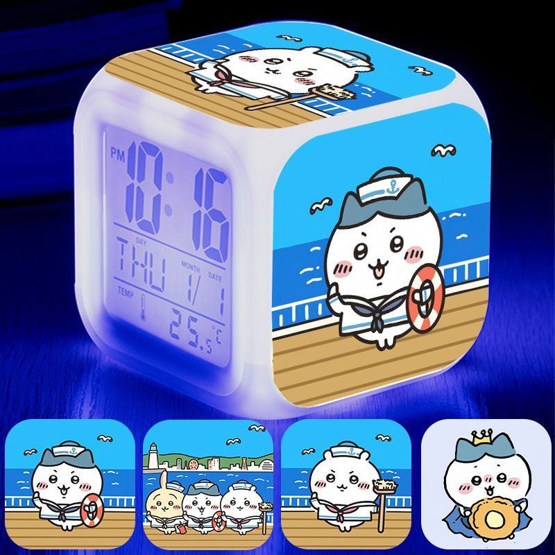 Chiikawa electronic luminous alarm clock