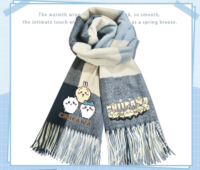Chiikawa cashmere scarf