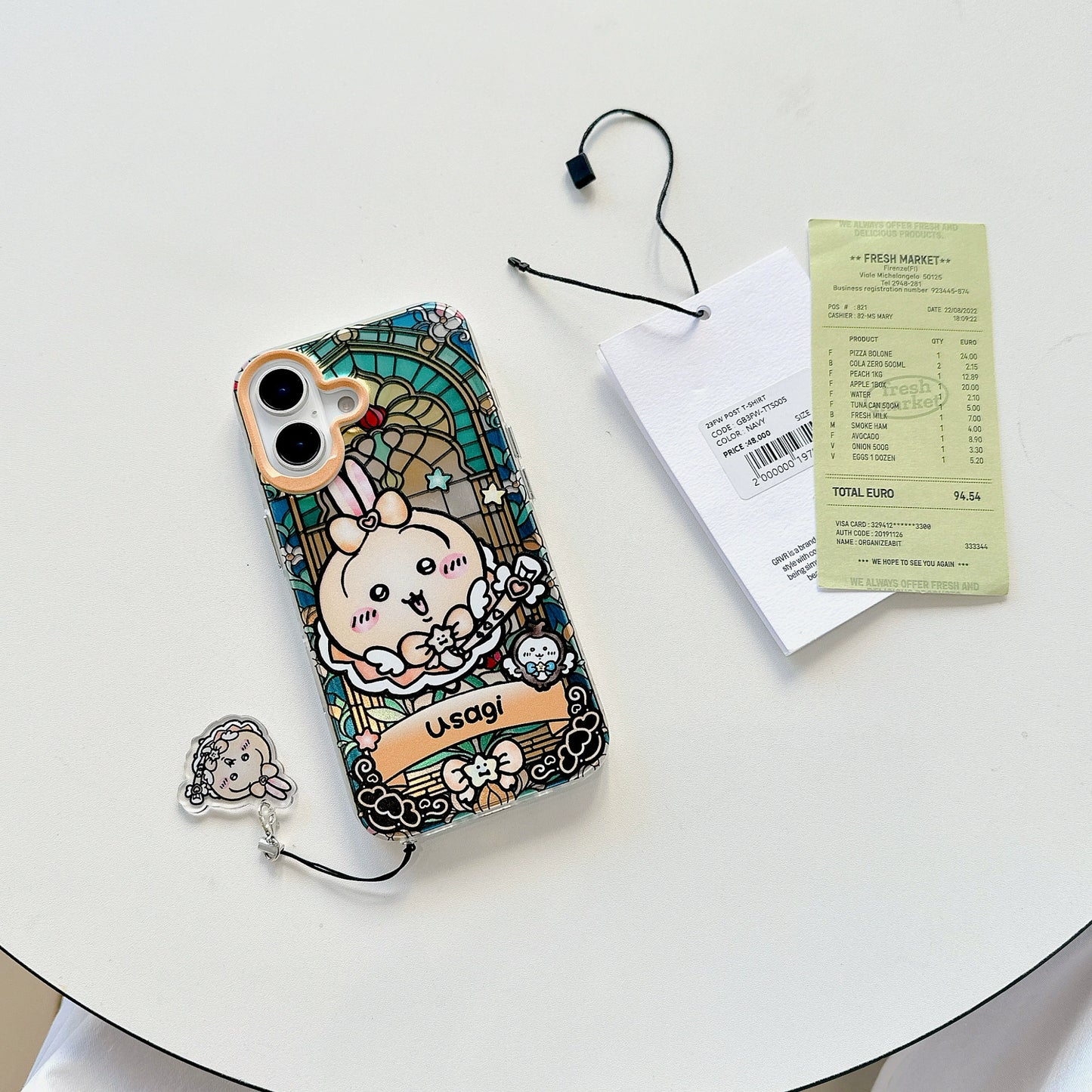 Chiikawa, Usagi, Hachiware, Momonga Magica iphone case