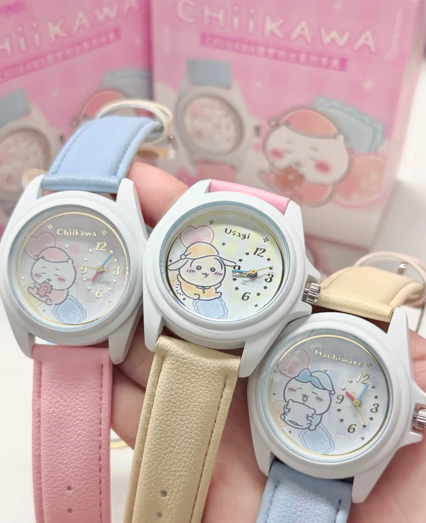 Sugar Pink x Chiikawa watch blind Box