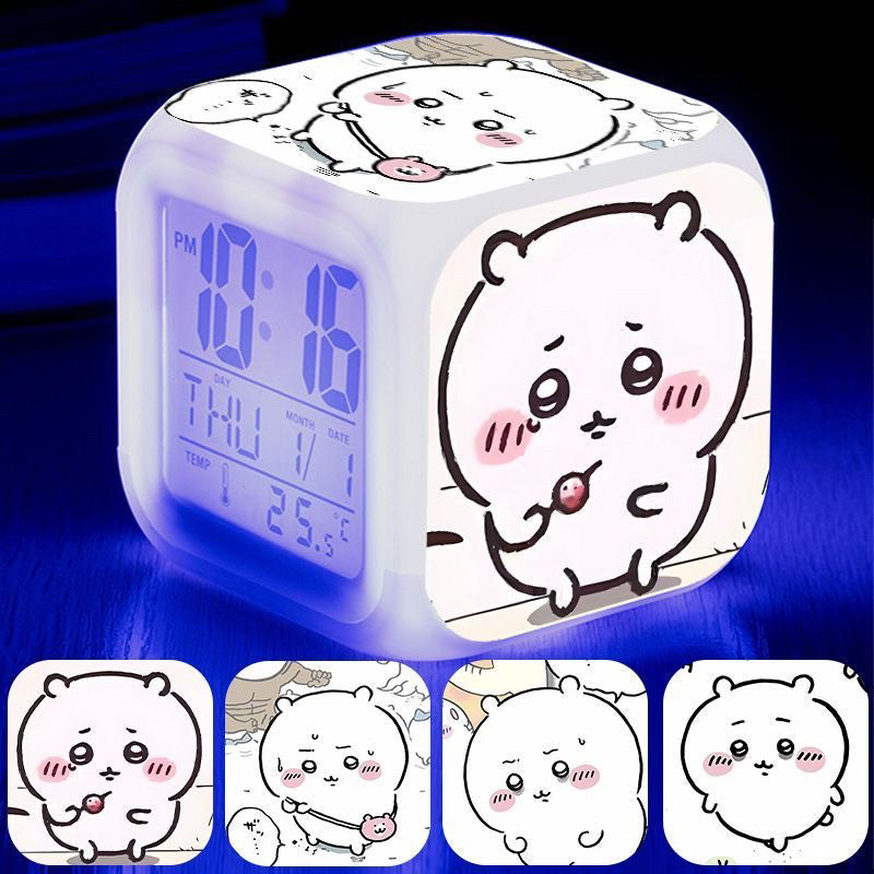 Chiikawa electronic luminous alarm clock