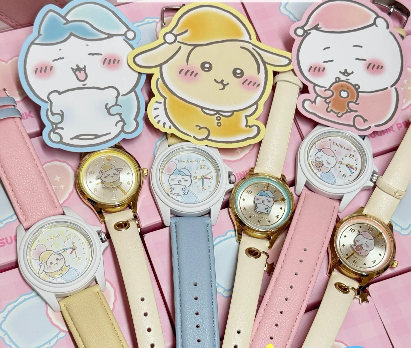 Sugar Pink x Chiikawa watch blind Box