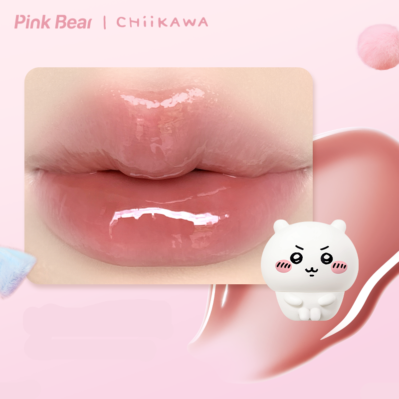 PinkBear x CHIIKAWA lipstick Character Version