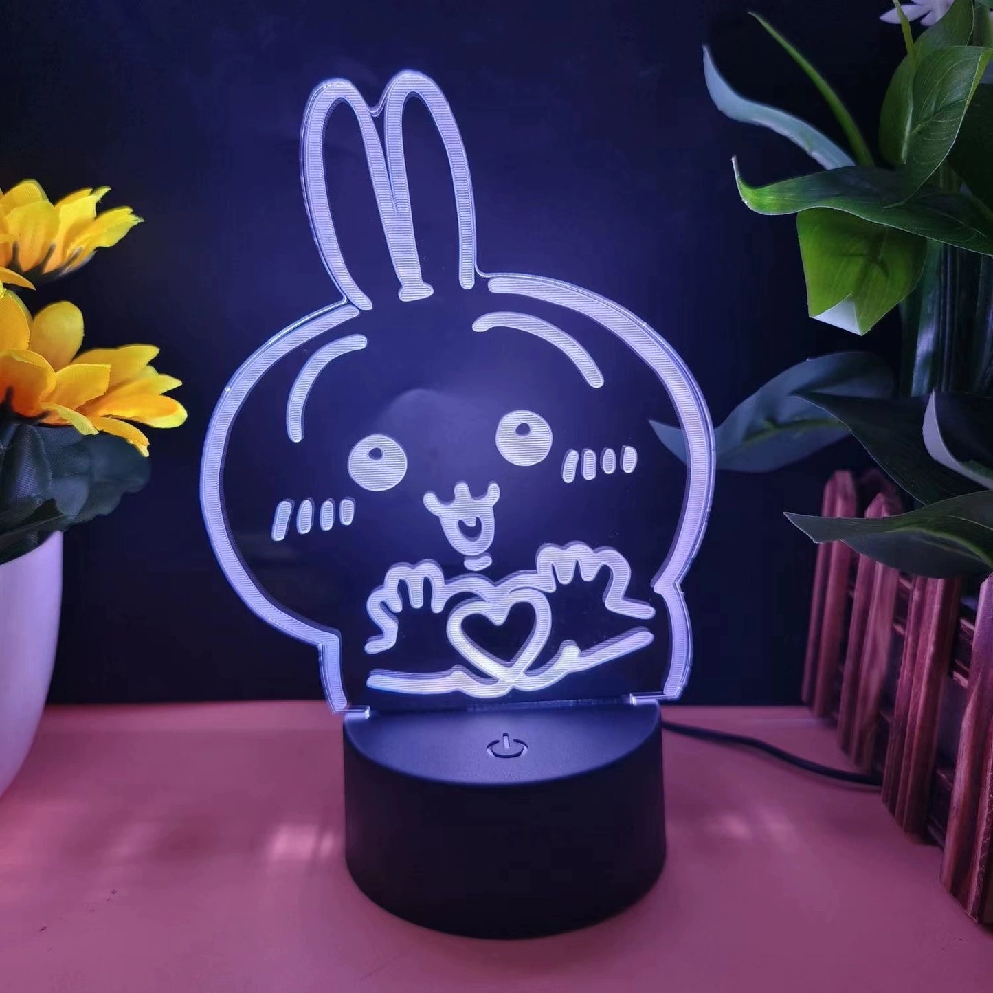 Fan Made Usagi Personalized Fun Dormitory Decoration, USB Nightlight