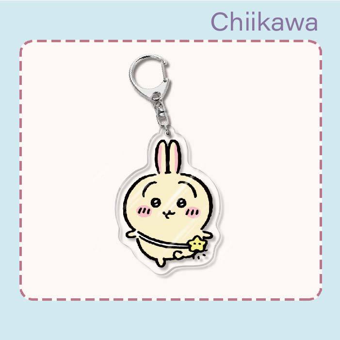 chiikawa Usagi Hachiware stylish acrylic keychain