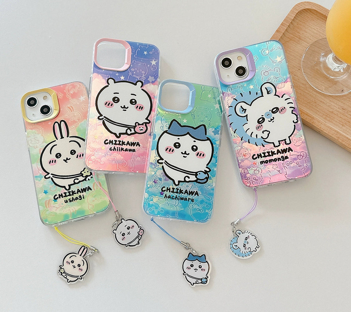 Chiikawa, Hachiware, Usagi & Momonga iphone case version 2