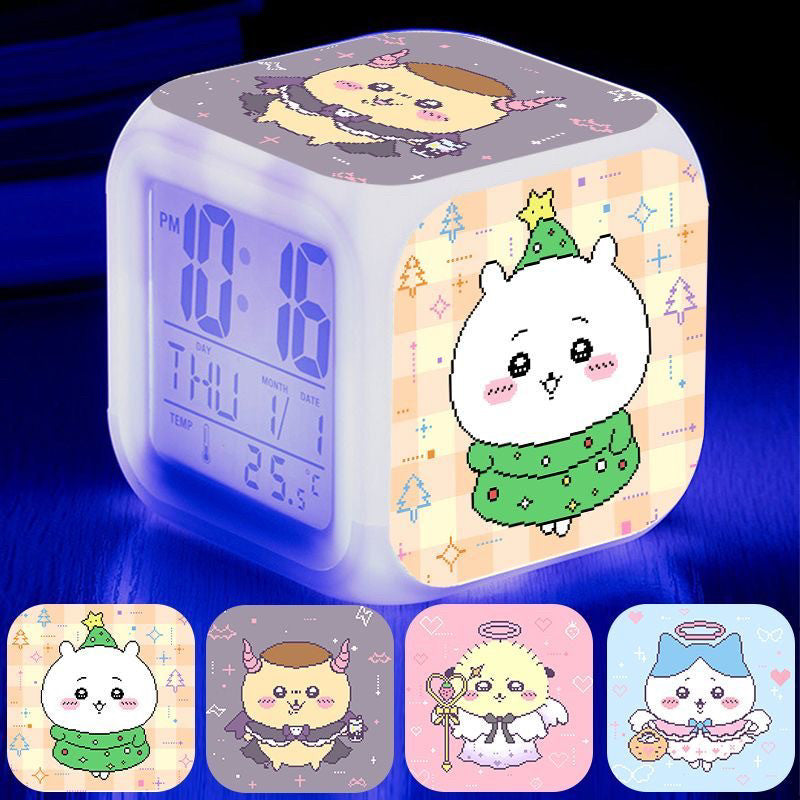 Chiikawa electronic luminous alarm clock