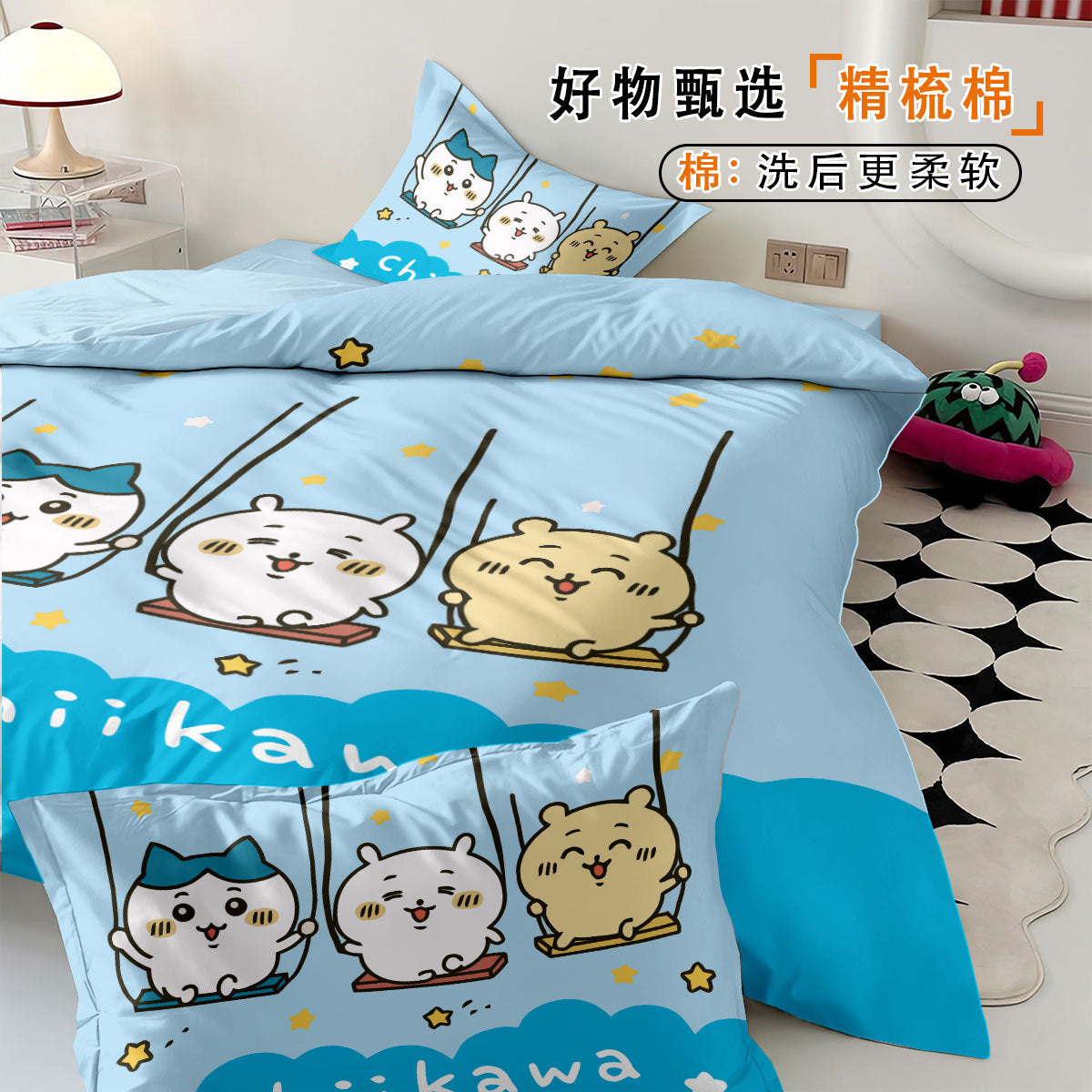 chiikawa bed sheet