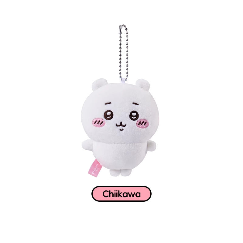 Usagi, chiikawa and Hachiware plushie with chain