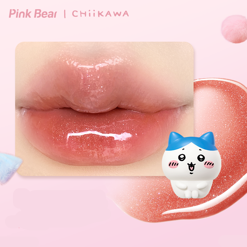 PinkBear x CHIIKAWA lipstick Character Version