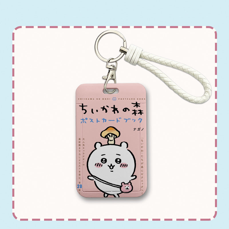 Chiikawa Sliding Cover Card Holder