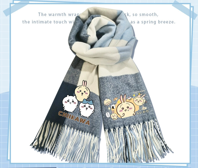 Chiikawa cashmere scarf