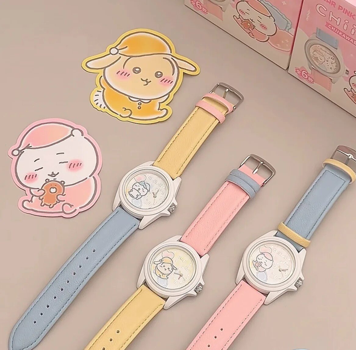 Sugar Pink x Chiikawa watch blind Box