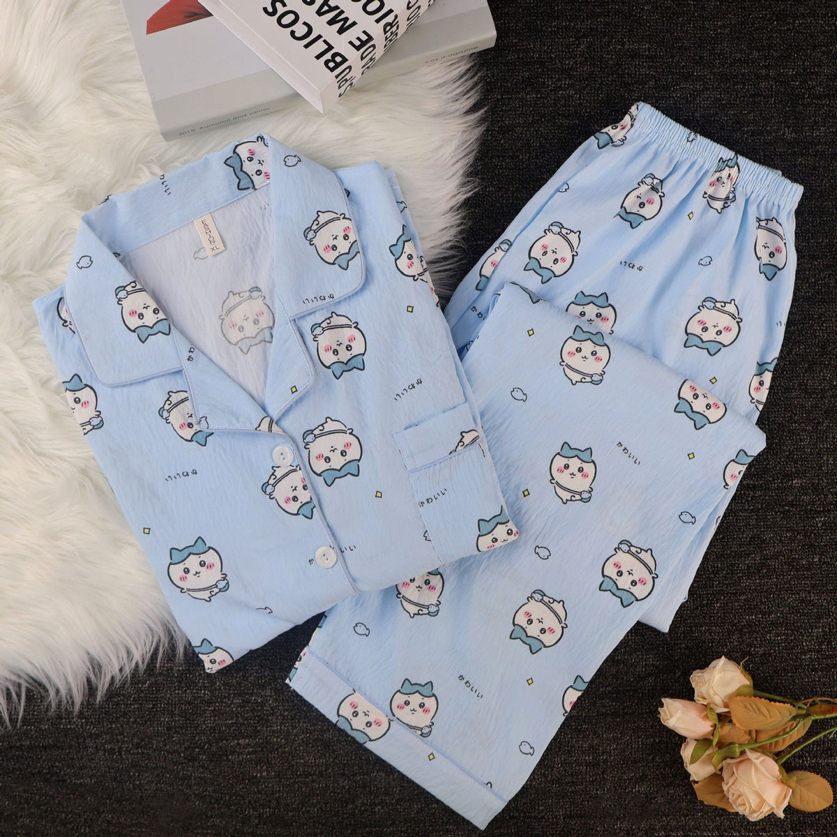 Chiikawa Cotton Pajamas Loungewear Set