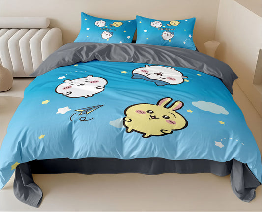 chiikawa bed sheet