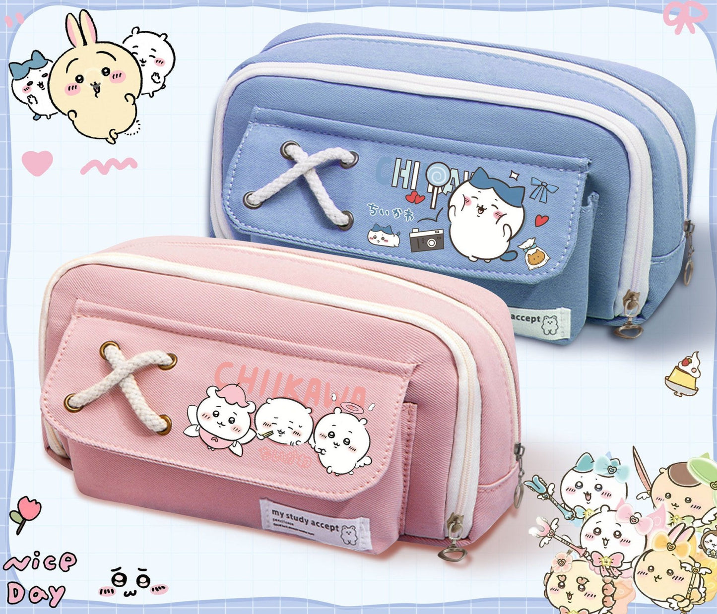 Chiikawa Large Capacity Pencil Case