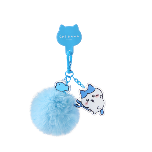 Chiikawa pompom keychain pendant