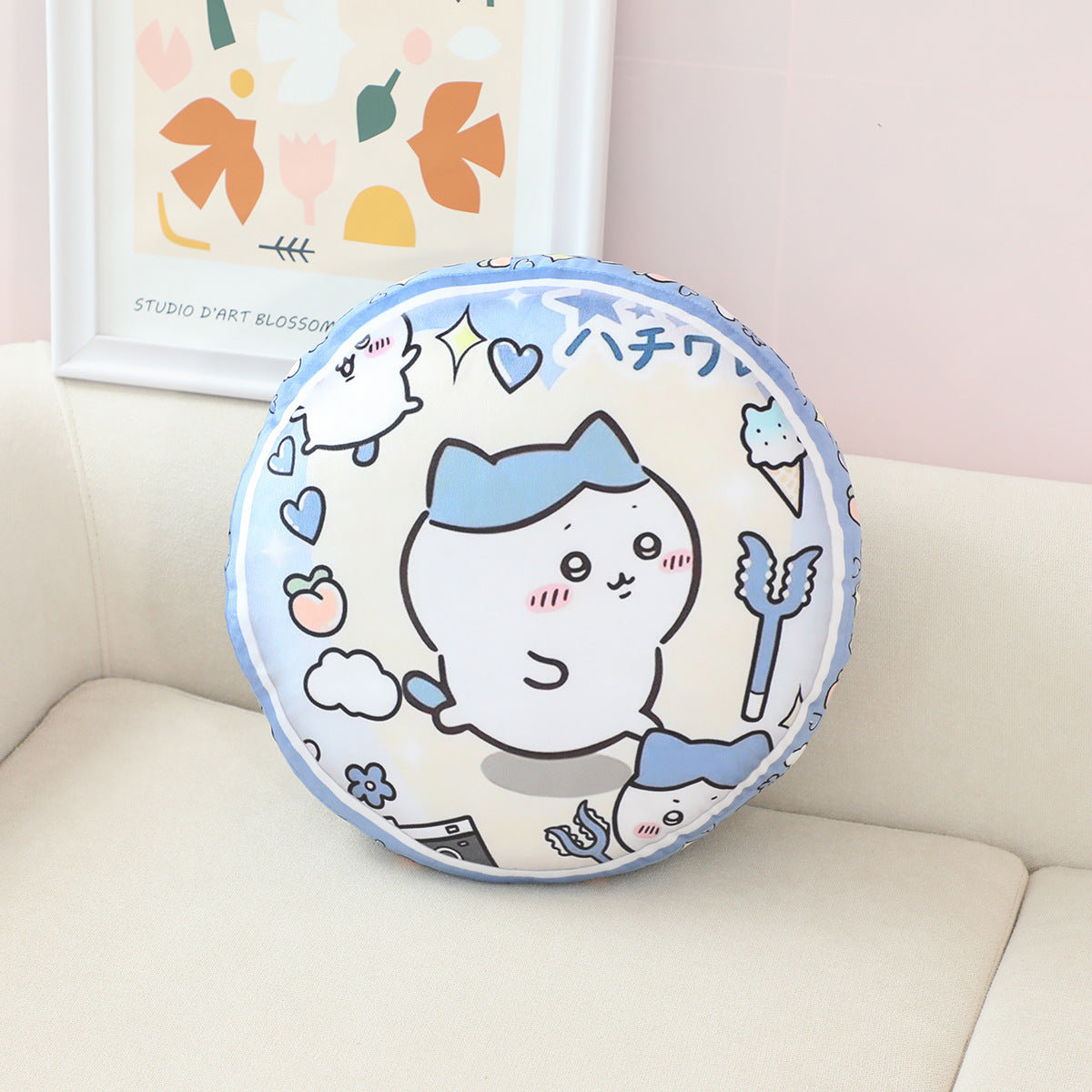 Chiikawa double-sided printed sofa cushion