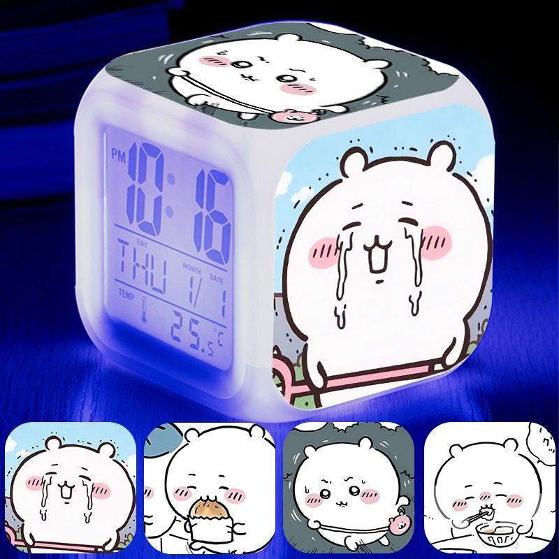 Chiikawa electronic luminous alarm clock