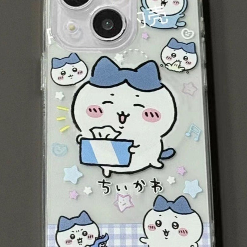 Usagi with tissue box series iPhone Cases 12/13/14/15promax/16